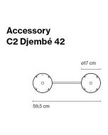 Marset Zubehör C2 Djembe 42 (ohne Leuchten)