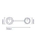 Marset Zubehör C2 Ginger (ohne Leuchten)