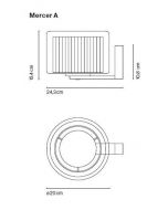 Marset Mercer A Ersatzteil