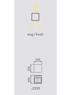 Albert Wandstrahler 2339 Lichtaustritt