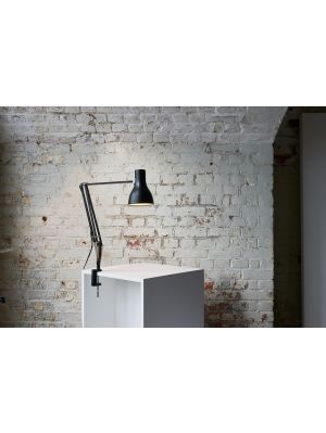 Anglepoise Type 75 Lamp with Desk Clamp schwarz