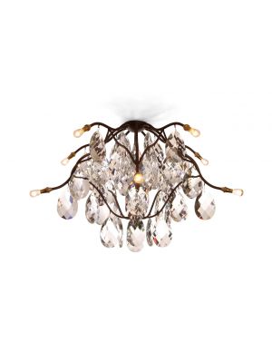 Anthologie Quartett Jahreszeiten Eiszeit Ceiling Lamp 70 cm, bronze brown