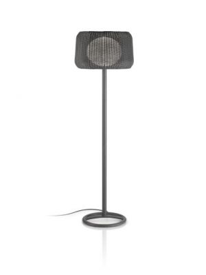 Bover Fora P with cast iron base, shade brown
