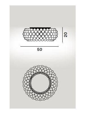 Foscarini Caboche Plus Soffito Ersatzteil