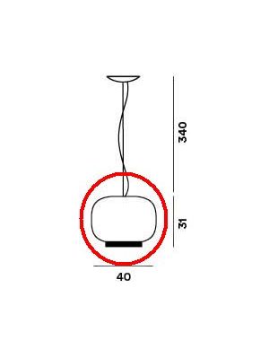 Foscarini Chouchin Reverse 1 Ersatzteil