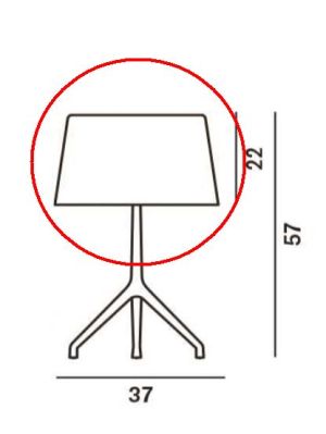 Foscarini Lumiere XXL Ersatzteil