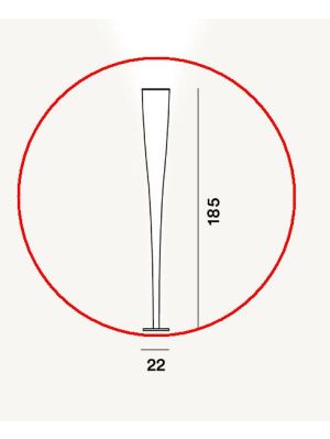 Foscarini Mite Terra Anniversario Ersatz-Diffusor / Foscarini Mite Terra Anniversario Replacement-Diffuser 