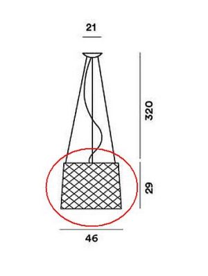 Foscarini Twiggy Grid Outdoor Ersatz-Diffusor