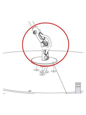 Foscarini Twiggy Terra Ersatz-Kippgelenk für den Leuchtenkopf / Foscarini Twiggy Terra Spare tilt joint for lamp head