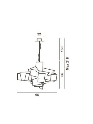 Foscarini Big Bang Sospensione Ersatzteil