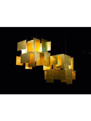 Ingo Maurer 1000 Karat Blau mit Erweiterungsmodul