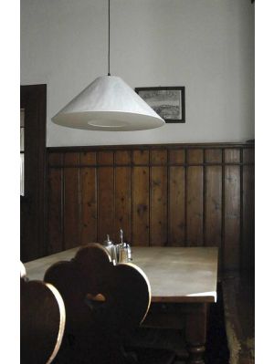 Ingo Maurer Knitterling Ersatz-Leuchtenschirm mit unterer Abdeckung / Ingo Maurer Knitterling replacement lampshade with bottom cover