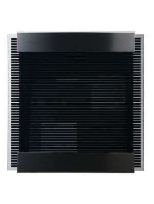 Keilbach - Briefkasten Glasnost bedrucktes Glas Ausführung black strips