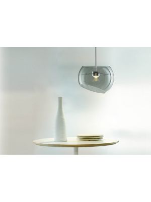 Licht im Raum Big Moons LED grau