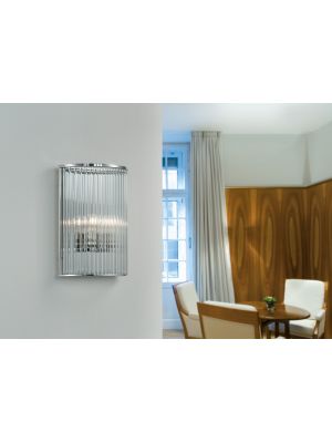 Licht im Raum Stilio Uno 240 Wall Lamp nickel glossy