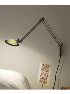 Luceplan Berenice Parete schwarz Reflektor gelb