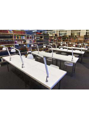 Luceplan Fortebraccio Tisch- und Wandleuchte weiß Tisch-Aufbauleuchte