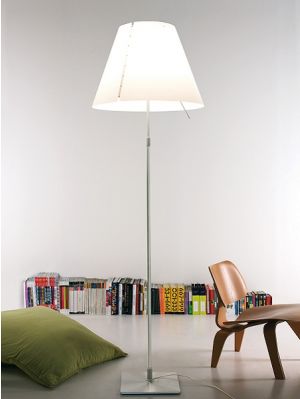 Luceplan Grande Costanza Stehleuchte Teleleskopstange Dimmer