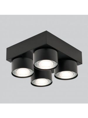 Mawa Wittenberg 4.0 ceiling lamp square 4-lights LED black