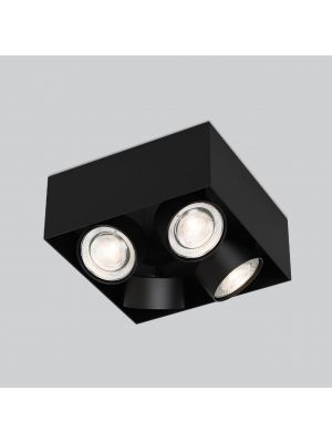 Mawa Wittenberg 4.0 Deckenleuchte kopfbündig quadratisch LED schwarz