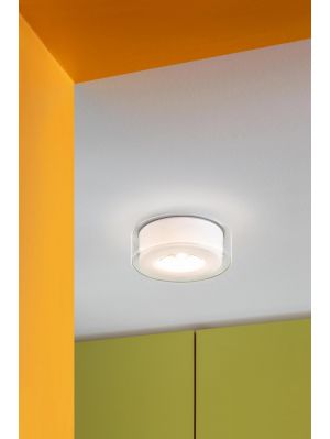 Serien Lighting Curling Ceiling LED clear/ cylindrical opal