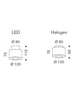 Serien Lighting Reef Ceiling LED and Halogen spare part