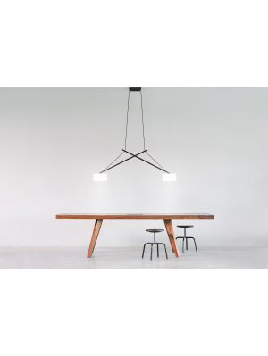 Serien Lighting Twin Arme LED schwarz Acrylglas