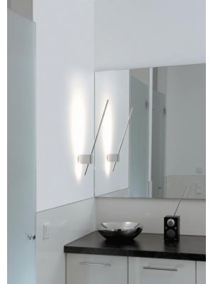Steng Ax-LED Wall Lamp nickel glossy