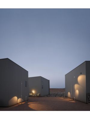 Vibia Bamboo 4804 creamywhite (at the left)